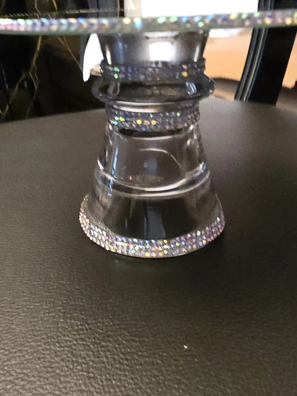 Handmade elegant clear